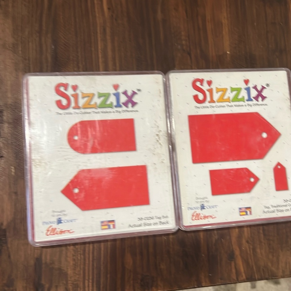 2 sizzix large die cuts